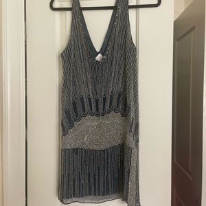 Blue Sequence Parker Dress